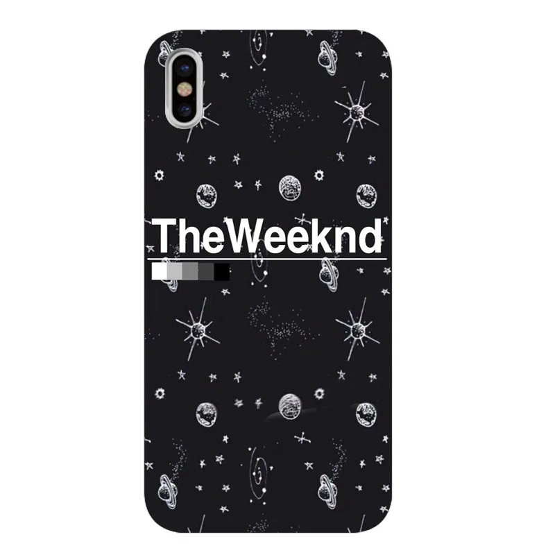 2018 новые выходные дни Starboy Pop Singer Мягкий силиконовый чехол из ТПУ для Iphone x XR MAX XS 8