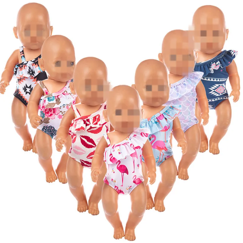 Костюм для плавания Born New Baby 18 дюймов 40 43 см|Куклы| |