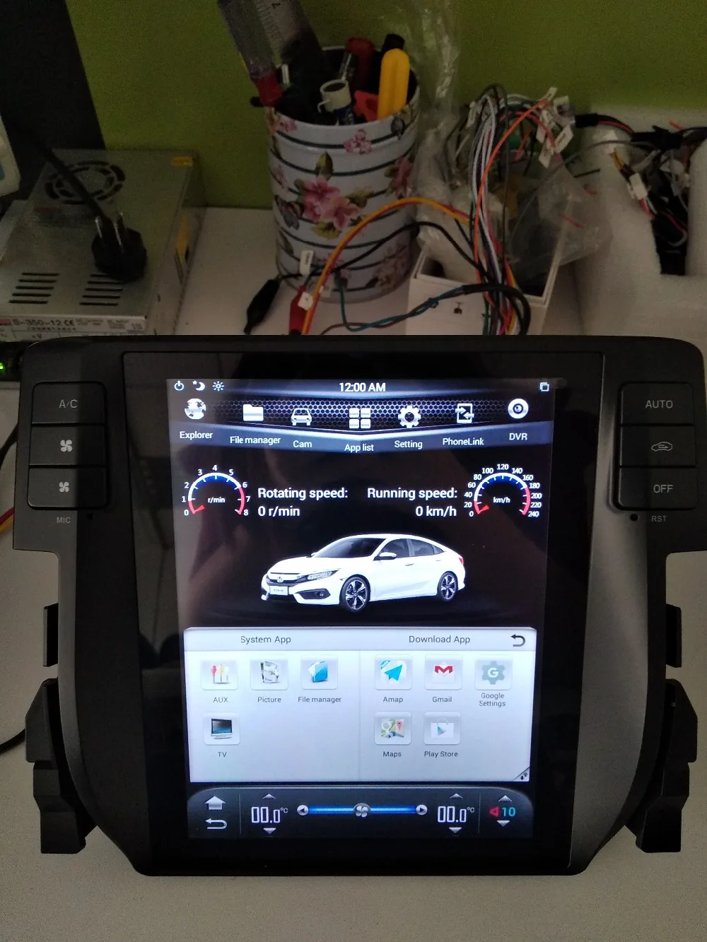 Android 7 1 10 4 &quotдля Honda Civic 2017 с четырехъядерным процессором 2G + 32G мультимедийный