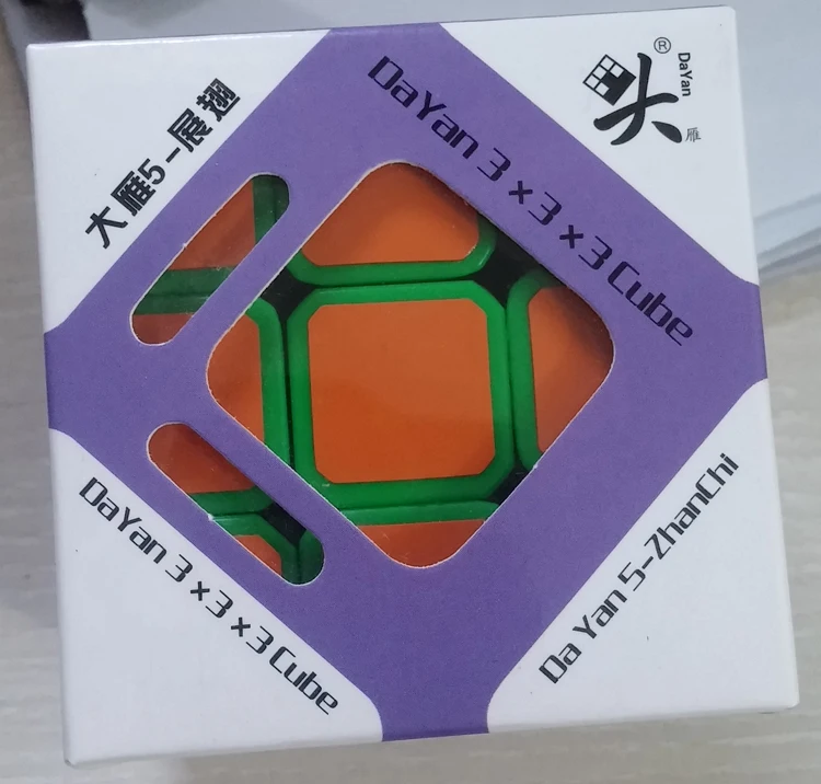 5,7 см Dayang Zhanchi Stickerless/черный/белый/Stickerless-черный/Stickerless-фиолетовый ограниченный розовый выпуск Cubo Magico