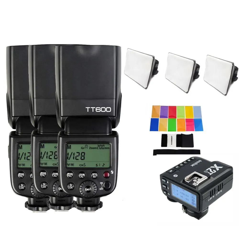 Высокоскоростная синхронизация Godox TT600S 3 встроенных беспроводных