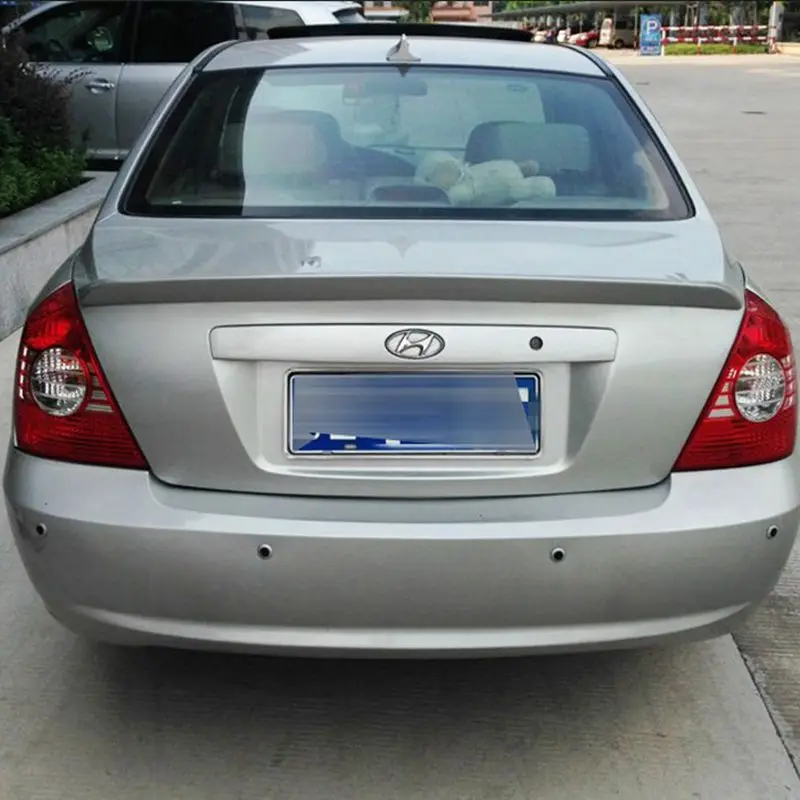 Спойлер для hyundai elantra высококачественный спойлер из АБС материала заднего крыла