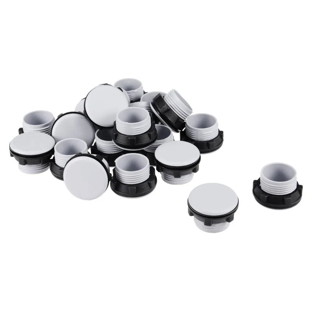 

UXCELL 20 Pcs 22mm Gray Plastic Push Button Switches Hole Panel Plug For 22mm / 0.87-inch Push Button Switch Reserved Hole
