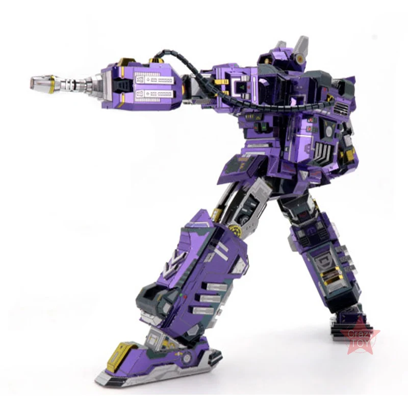 Набор металлических 3D моделей MU Shockwave G1 сборная Головоломка сделай сам лазерная