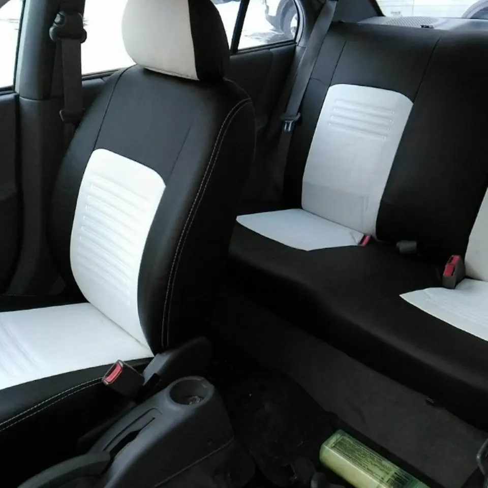 Для Hyundai Accent TAGAZ Комплект модельных авточехлов из экокожи (Модель Турин)|seat cover for