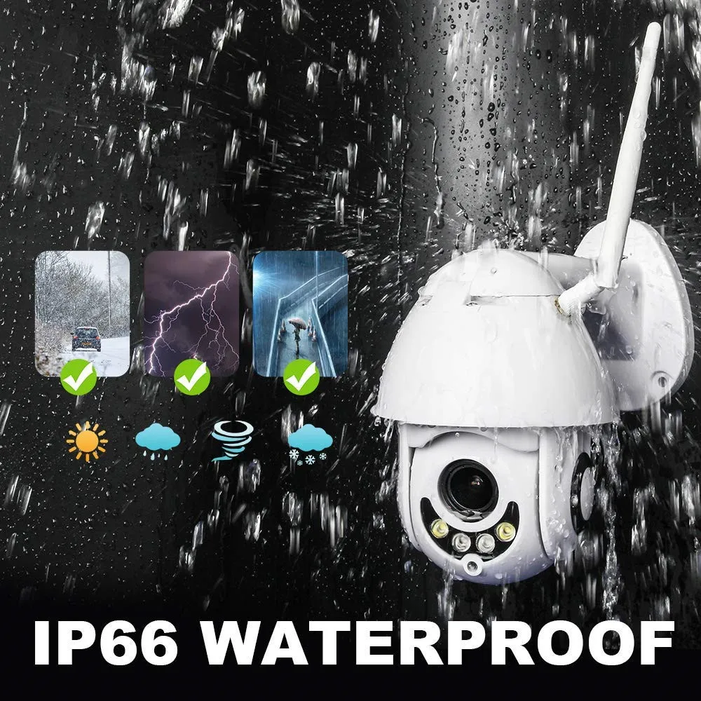 Wifi IP Camera wireless security Mini PTZ cameras outdoor audio video surveillance pan tilt 5x zoom dome IR network ip cam SD |