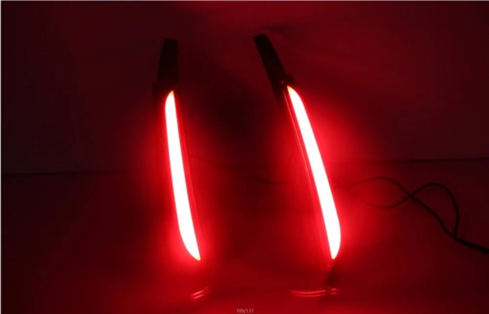 JanDeNing Car LED Rear Trunk Pillar Tail Light Column Brake Lamp Brake/Driving For Toyota Fortuner 2015-2017 | Автомобили и