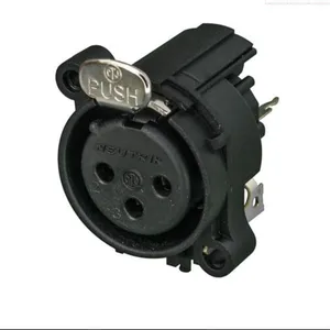 Разъем NEUTRIK Cannon Female XLR + гнездо с золотыми контактами для усилителя звука dac NC3FAAV1, 2 шт.