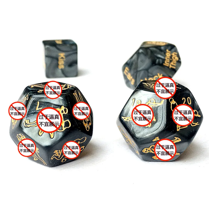 SM Dalliance черный взрослых экзотические игрушечные игральные кубики для пары