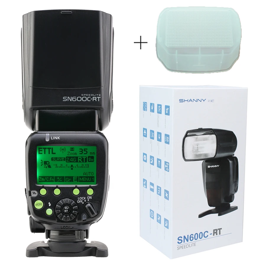 Shanny SN600C RT TTL Speedlite для Canon DSLR Camera / photo Flash/camera flash speedligh|speedlite for canon|ttl speedliteshanny sn600c-rt |