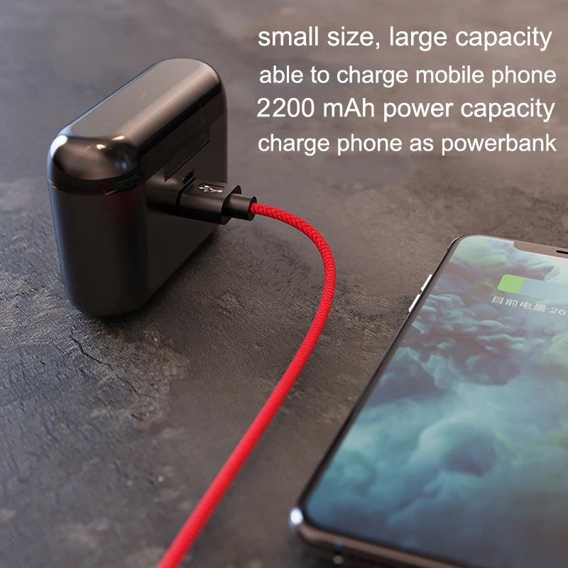 BL1 Bluetooth 5 0 Беспроводной наушники вкладыши TWS с спортивные гарнитуры громкой связи