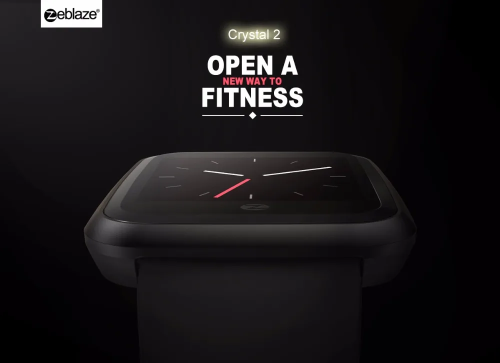 Origina Zeblaze Crystal 2 Smartwatch IP67 носимые Смарт Wartch монитор сердечного ритма цветной