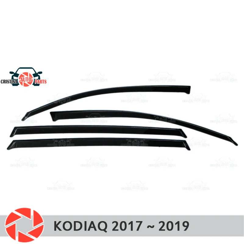 Дефлектор окна для Skoda Kodiaq 2017 ~ 2019 дефлектор от дождя грязи защита автомобиля