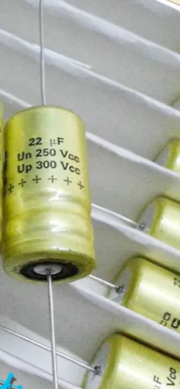 2 шт. CO33 серии 300V22UF аудио Золотой Электролиз | Электроника