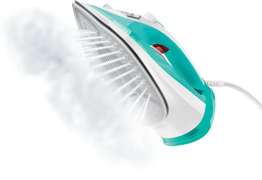 Philips Azur Performer Паровой утюг Подача пара 40 г/мин удар 160 г Подошва SteamGlide Plus 2400 Вт GC3811/77