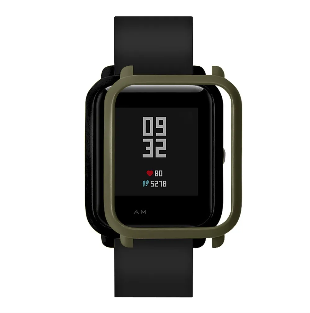 Цветной чехол из поликарбоната защитный для Xiaomi Huami Amazfit Bip Youth Watch защита экрана