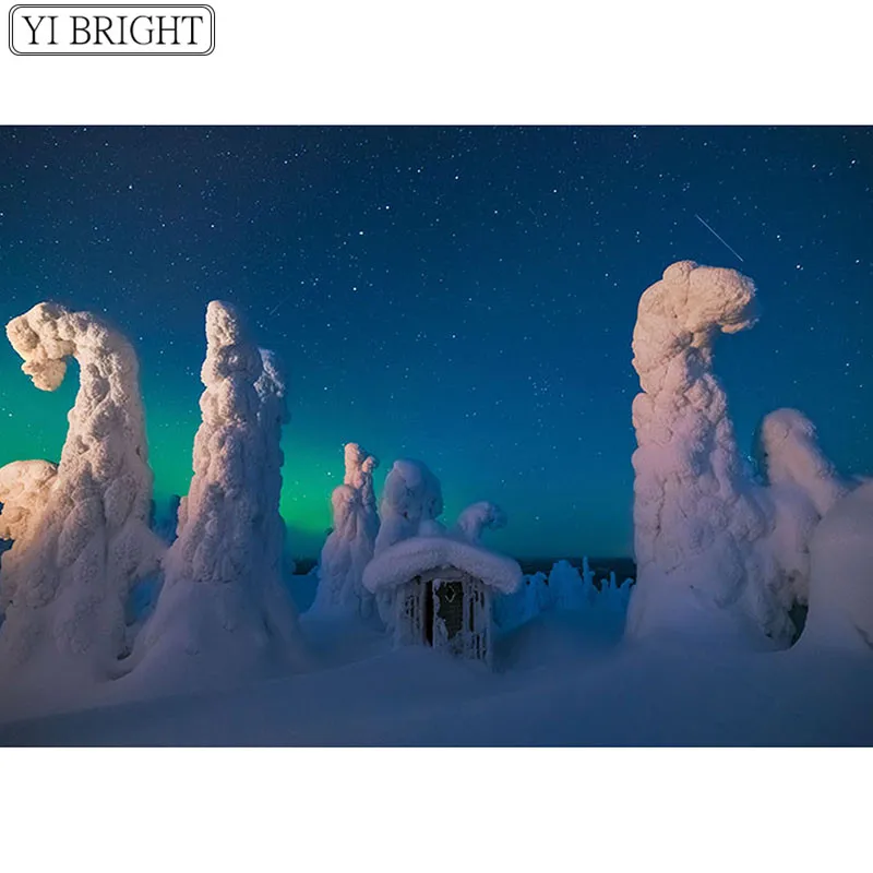 Полная круглая Алмазная картина вышивка крестиком необычная форма снежный ворс