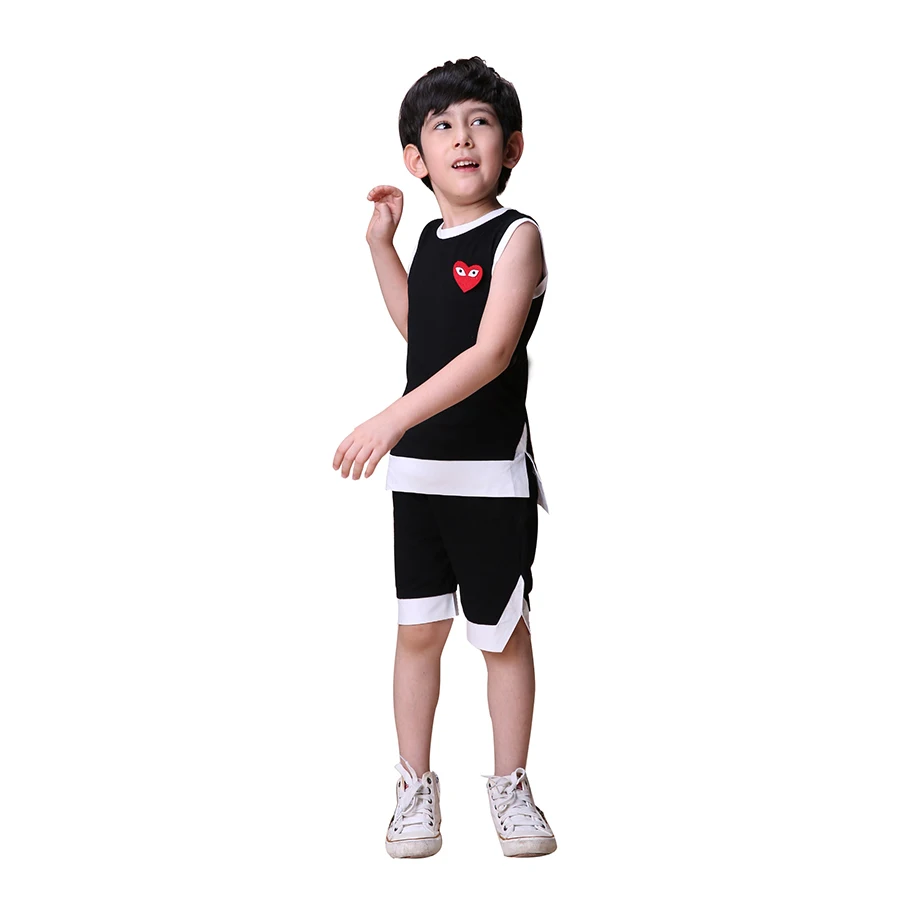 MEETBUD 2018 New summer children clothing baby boys set boy casual clothes 100% cotton solid costume for kids |