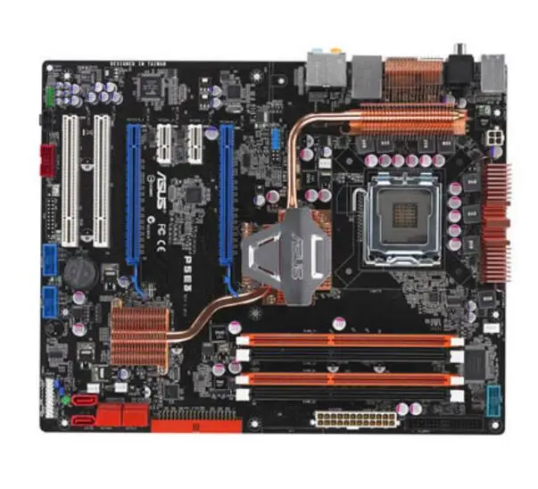 Разъем LGA 775 для ASUS P5E3 оригинальная б/у настольная плата Intel X38 DDR3 USB2.0