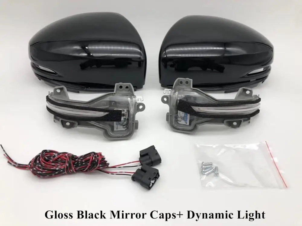 Black caps n light Для FIT Jazz GK City GM6 Gienia Greiz XRV XR-V HR-V Vezel Accord 9,5 светильник динамического сигнала поворота - Цвет: Black caps n light
