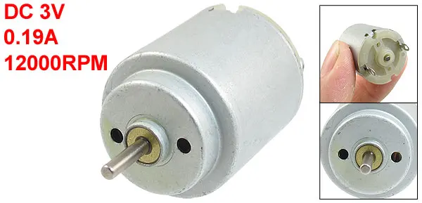 UXCELL 3V 0.19A 12000Rpm 2 мм диаметр вала Клеммы 2P запасные части двигателя 3v | dc|dc motor parts|motor