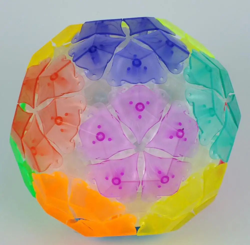 Мульти Додекаэдр цилиндрический динозавр SunMinx Crazy unicorn Duo Axis Void Pentultimate Grilles II Son-Mum Curvy Copter+ 3x3 cube - Цвет: Loves bird limited