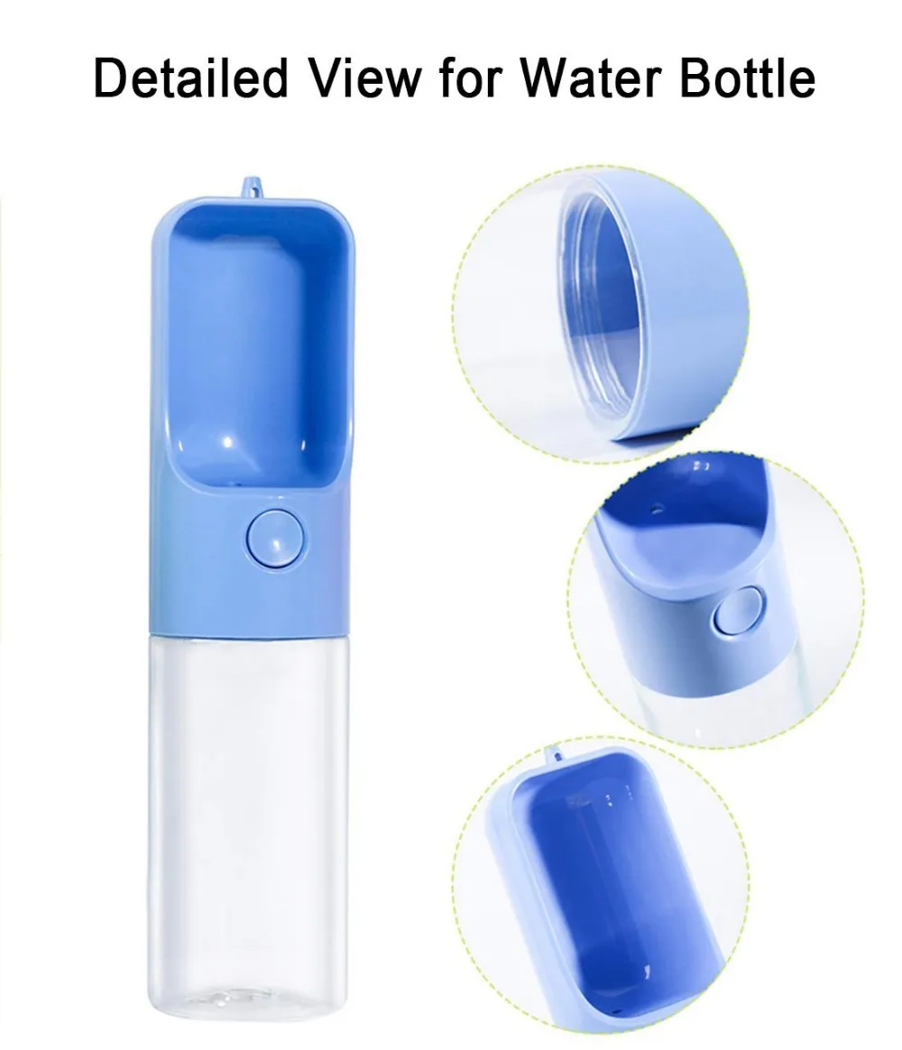 Бутылка для воды собак диспенсер домашних животных Модная Портативная походная