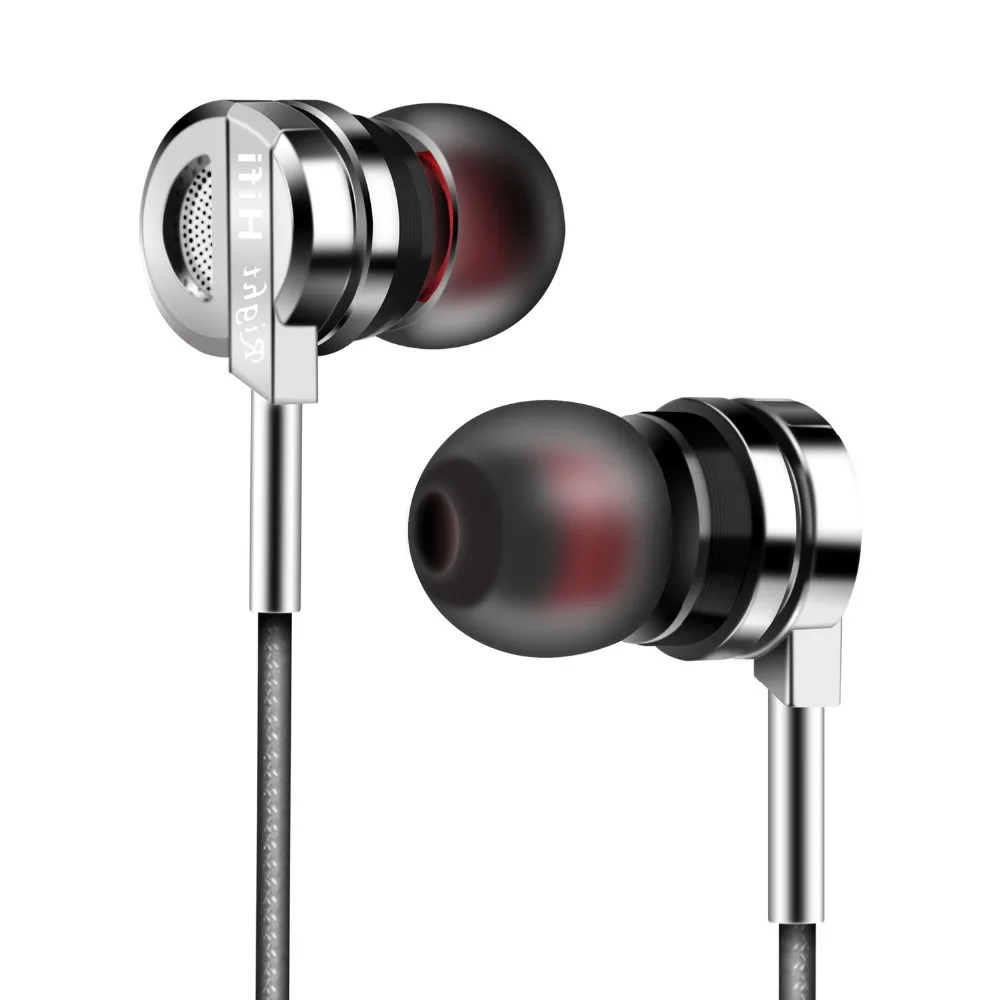 PTM D05 сплав цинка HiFi стерео наушники в ухо fone де ouvido Бас Металл DJ MP3 гарнитура с