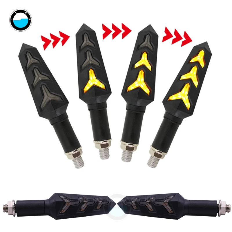 2018 новейший универсальный Мерцающий СВЕТОДИОДНЫЙ сигнал поворота для мотоцикла