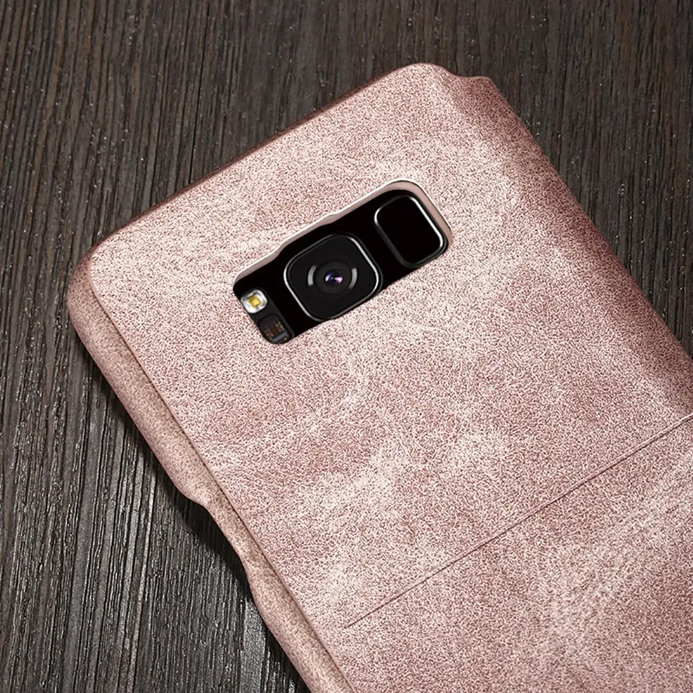 X Level кожаный чехол для samsung S8 S7 Edge S10 Plus lультра Тонкий флип костыль защитный на