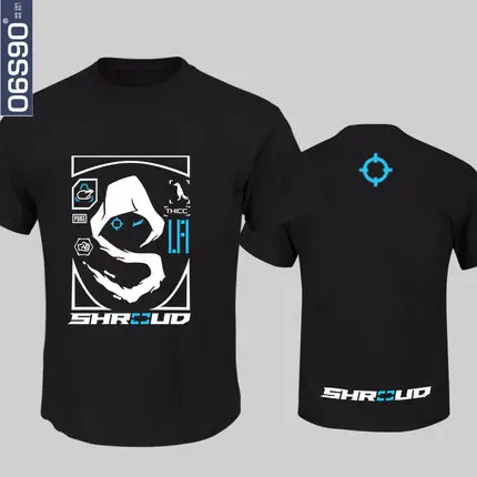 Shroud Cloud9 C9 shirt Professional league pubg D.va men women T TEE SHIRT | Мужская одежда