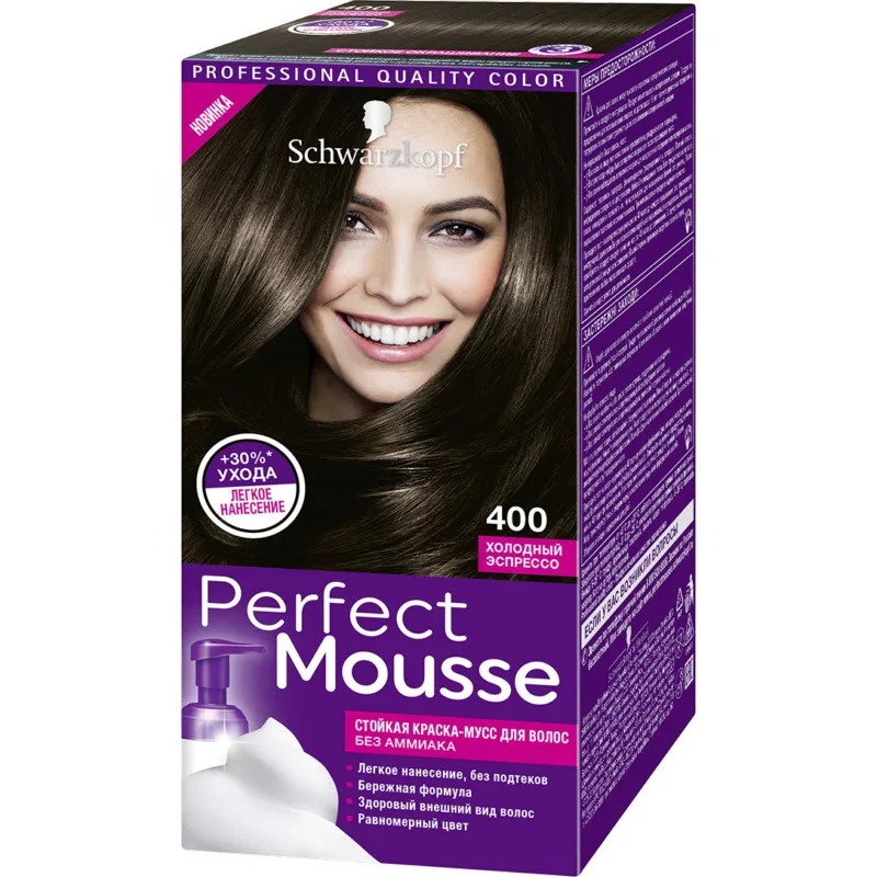 PERFECT MOUSSE Краска для волос 400 Холодный эспрессо | Красота и здоровье