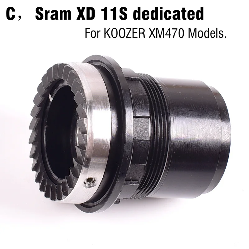 C XM470 XD Koozer Hub XM490 XM470 XM460 cap s MTB велосипедные концентраторы конвертеры концентраторы для горного велосипеда концевой колпачок адаптер QR или через колпачок адаптер XD - Цвет: C XM470 XD