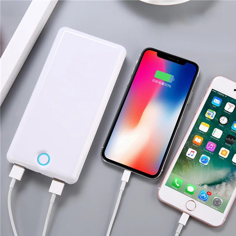 2018 Dual USB Quick Charge 3 0 power Bank 20000 мАч большая емкость 2 выхода QC3.0 Внешнее зарядное