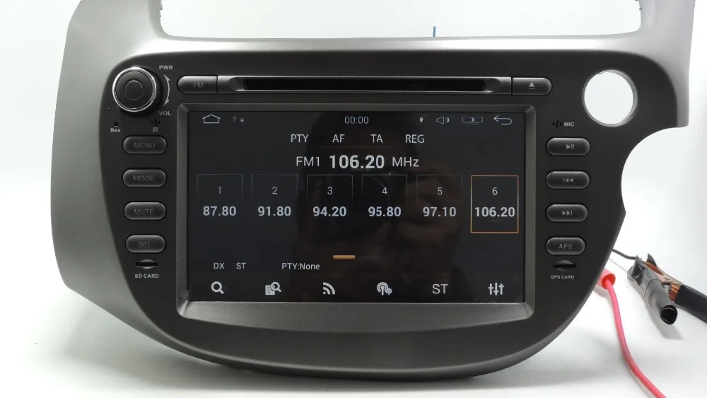 &quotYOKOTRON&quot 8 &quotTFT 2 Din Android 1 автомобильный Радио DVD погрузчик + 16 ГБ для Honda Fit Jazz 2008 2009