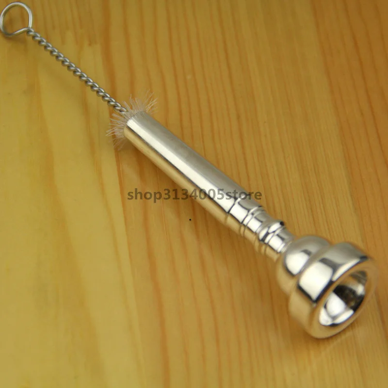 

1PCS Trumpet Mouthpiece Trumpet mouth+Cleaning Brush