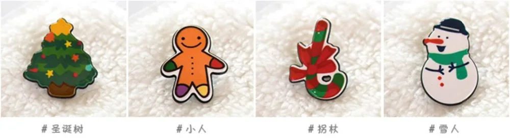 12 шт./партия-Детский милый мультфильм акрил Pin Девушки платье украшения, аксессуары и украшения