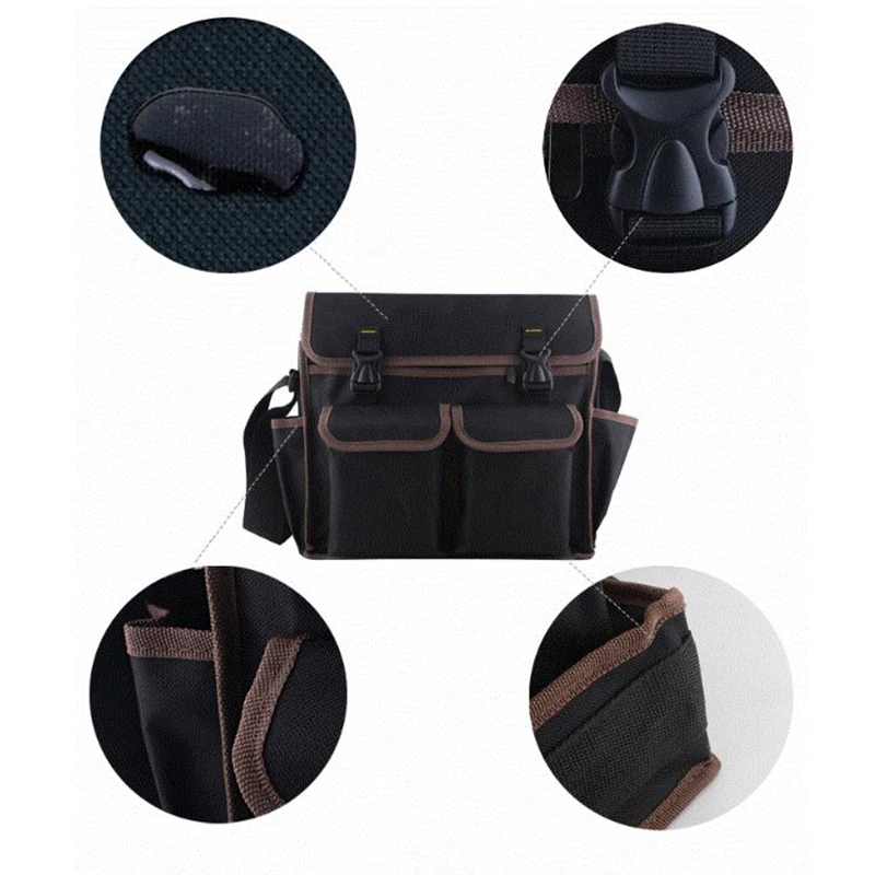 

Thicken Oxford Multi Funtional Hardware Toolkit Shoulder Strap Tool Bag Backpack