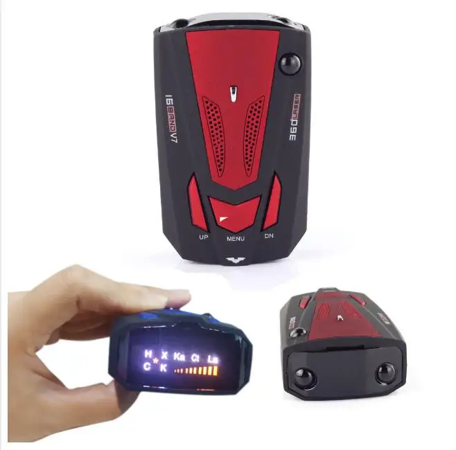 Авто 16 Группа Автомобильный GPS Радар Детектор для Автомобиля V7 Xk НК Ку Ка Лазерная