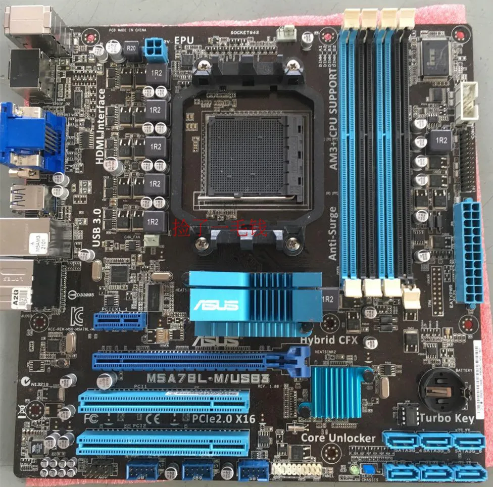 Материнская плата для ASUS M5A78L M/USB3 разъем 760G AM3 + DDR3 32G USB3.0|Материнские платы| |