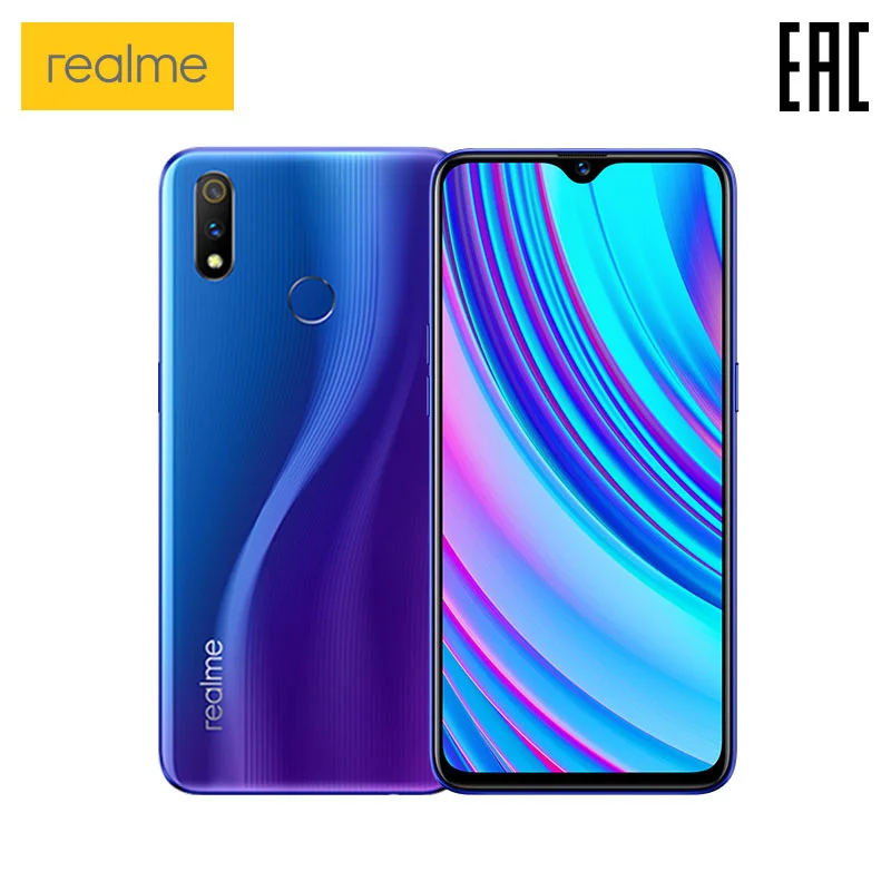 Смартфон realme 3 Pro 6+128 ГБ Snapdragon 710 AIE Быстрая зарядка Двойная камера 16+5МП|Смартфоны| |