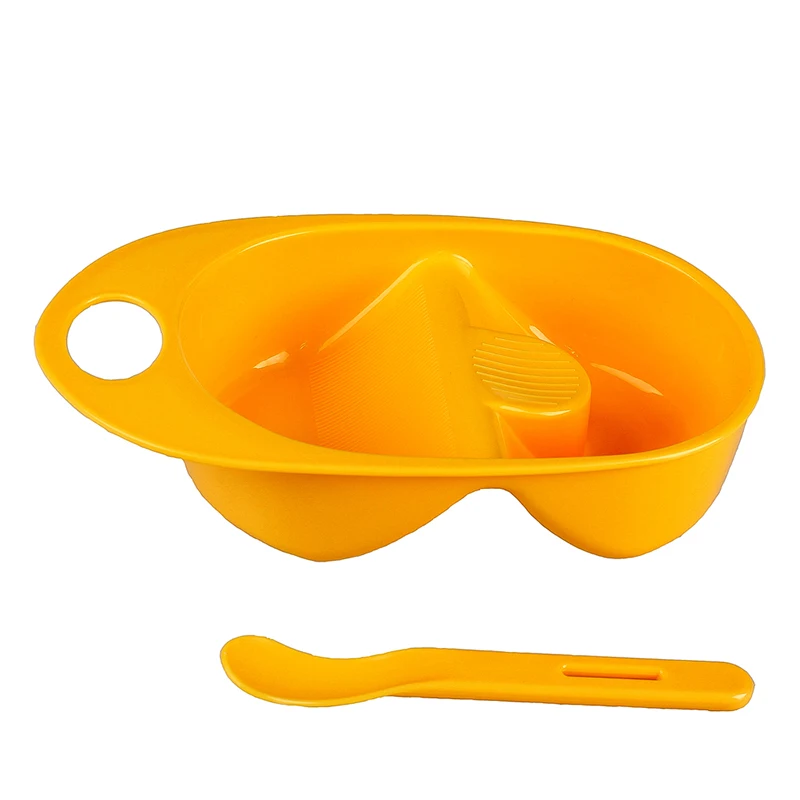 Practical Anti-hot Baby Training Bowl Spoon Feeding Food Tableware Cartoon Kids Dishes Eating Dinnerware Sets kd3036 | Мать и ребенок