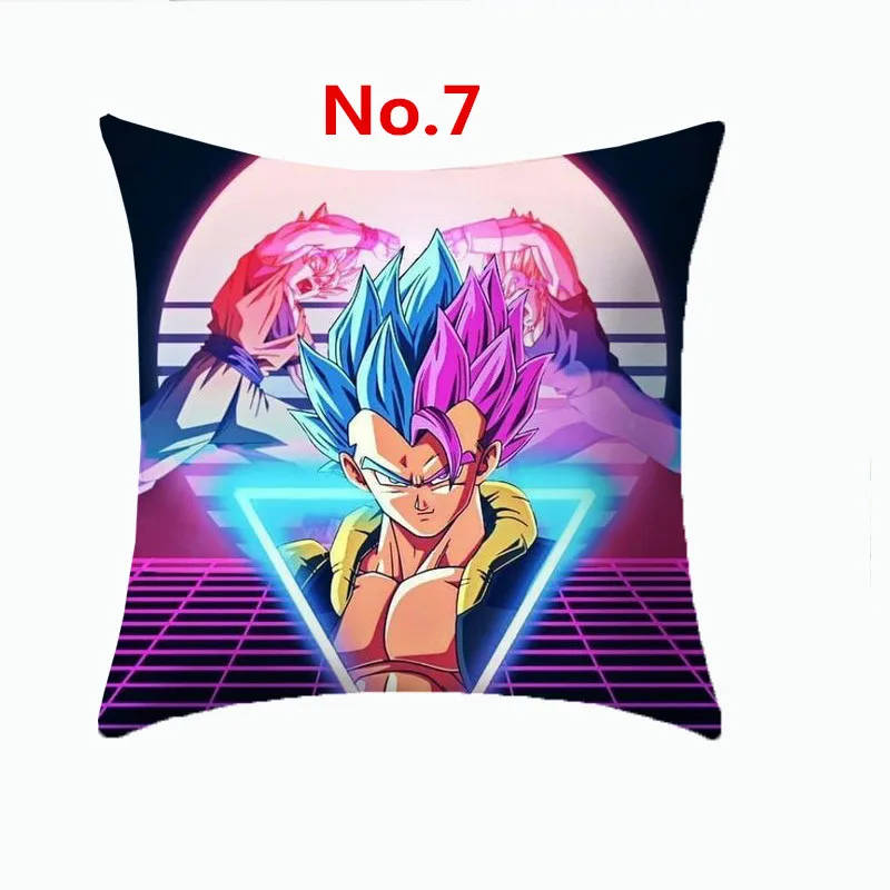 18x18 дюймов DBZ печать полиэфирная наволочка для подушки домашние декоративные