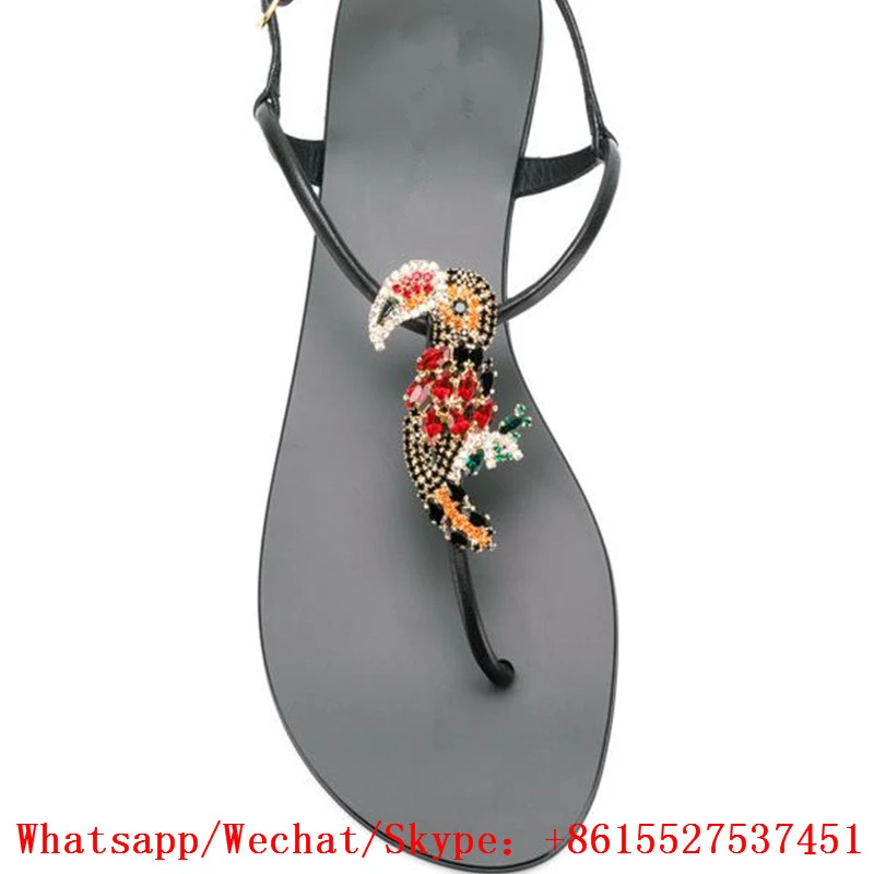 Сандалии женские с Т-образным ремешком Повседневная пляжная обувь гладиаторы