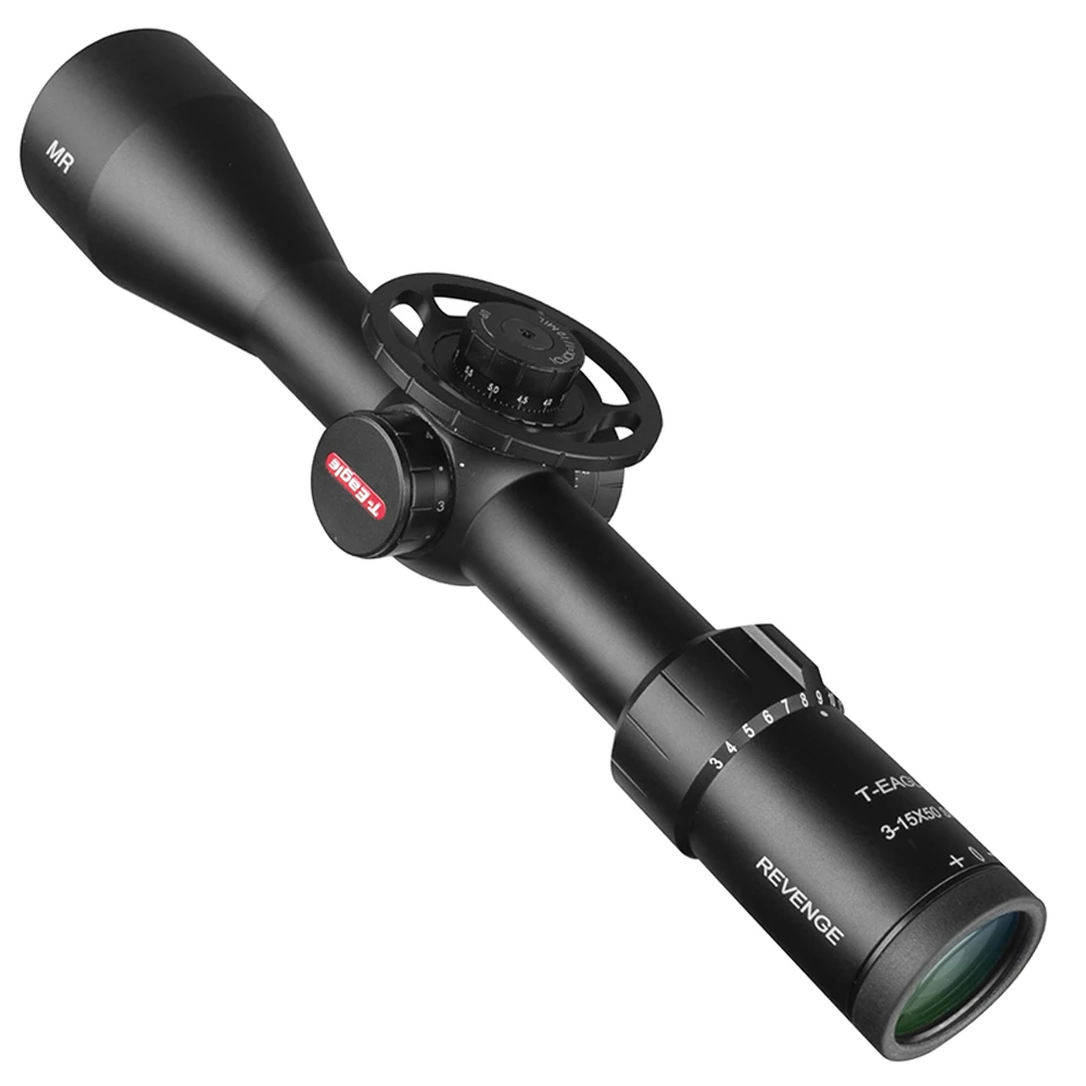T-Eagle MR 3-15X50 SFIR оптические прицелы Охота вверх Параллакс стеклянная гравированная
