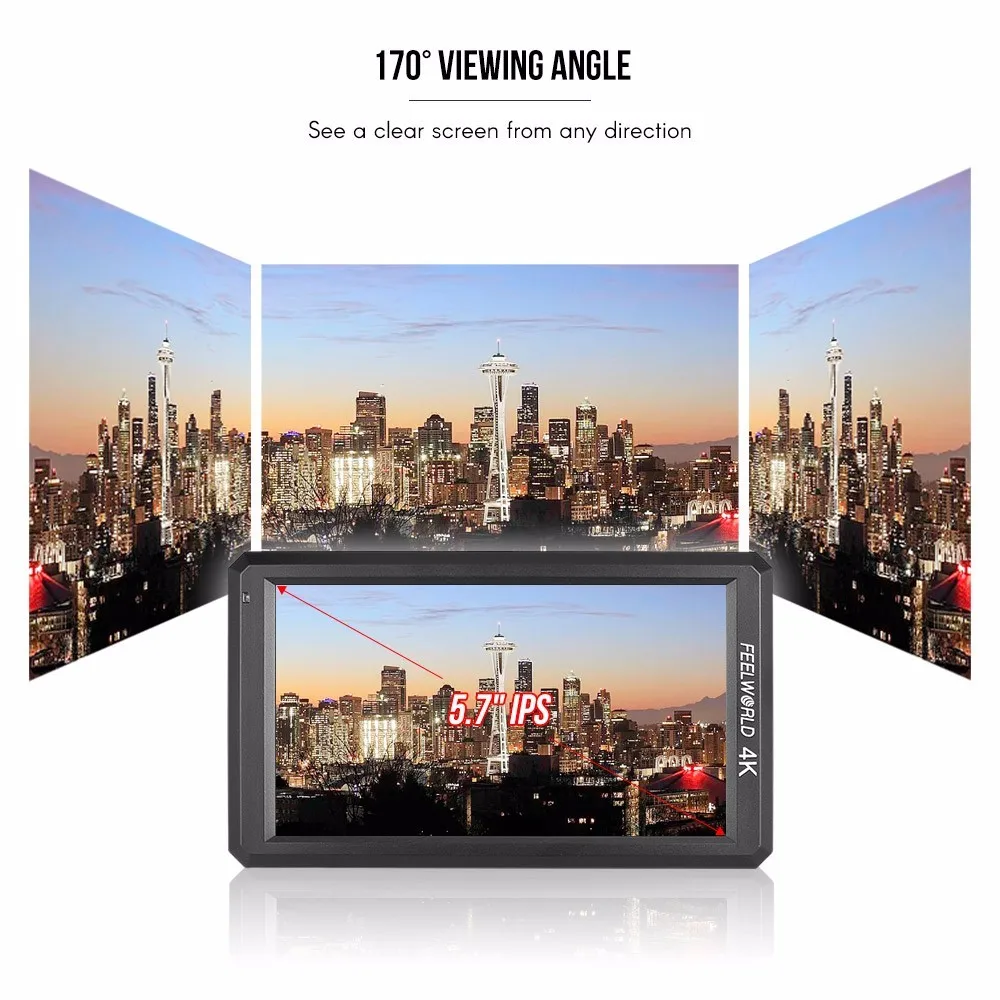 Монитор Feelworld F6 5 7 дюйма IPS 4K HDMI|Аксессуары для фотостудии| |