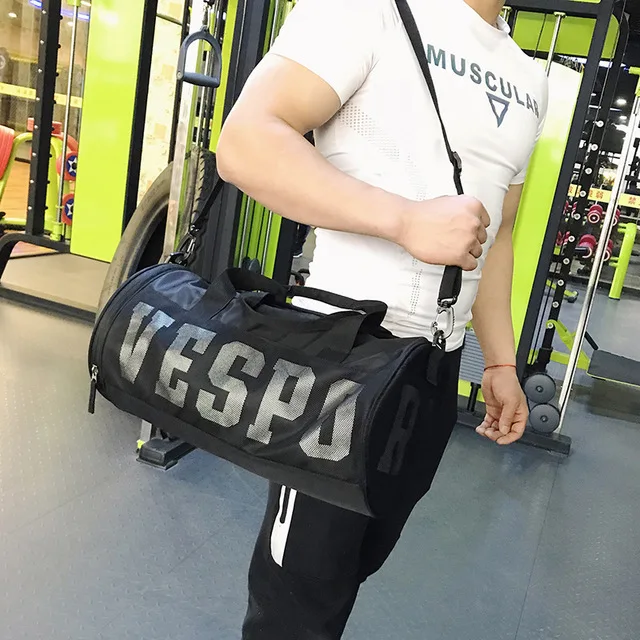 Портативная сумка для спортзала для женщин, водонепроницаемая нейлоновая короткая дорожная сумка для мужчин, вместительная сумка через пл... от AliExpress WW