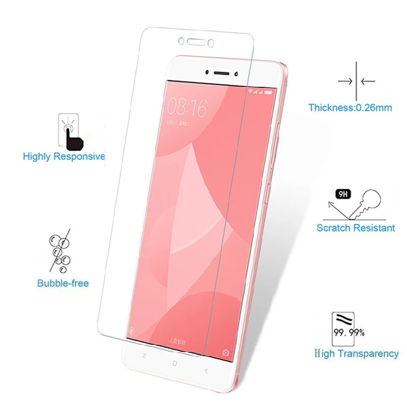 Стекло для Xiaomi Redmi 4a защитная пленка экрана закаленное стекло 5a 6 - Цена: 