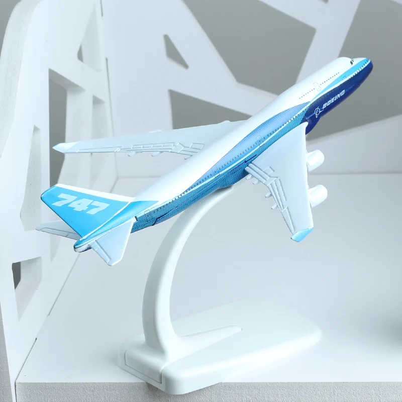 16 см Прототип самолета Боинг 747-400 модель летательного стандартная из сплава