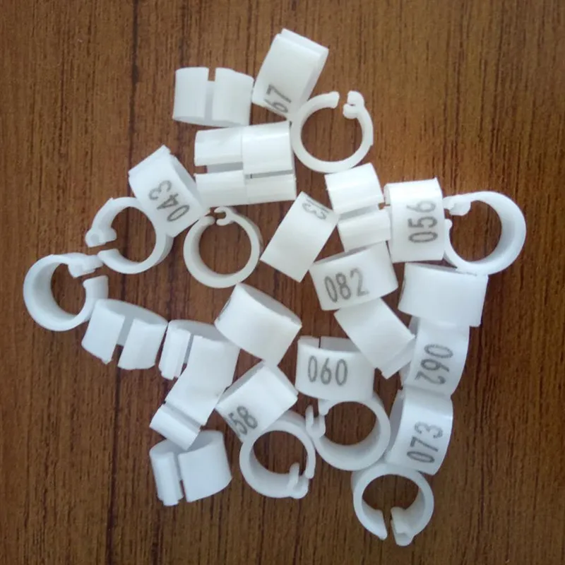 Кольца для голубей куриных кур 100 шт. 8 мм байонетное идентификационное кольцо